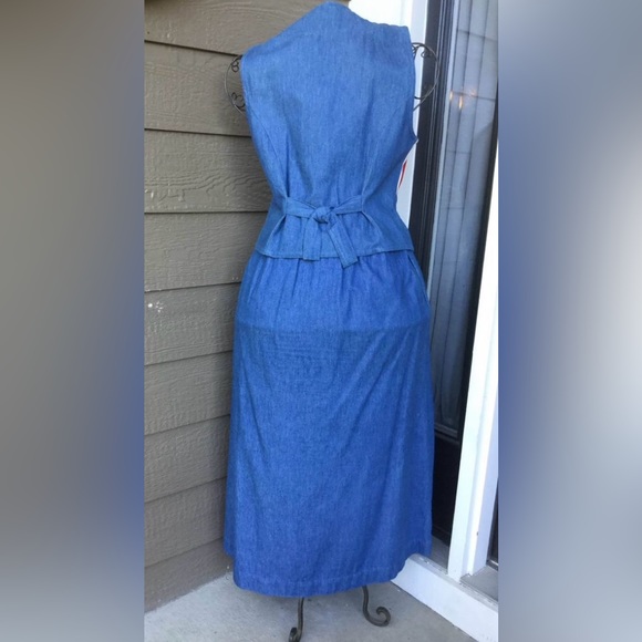 EAGLE'S EYE Medium Collectibles Vest & Skirt Cotton American Flag - Picture 2 of 14